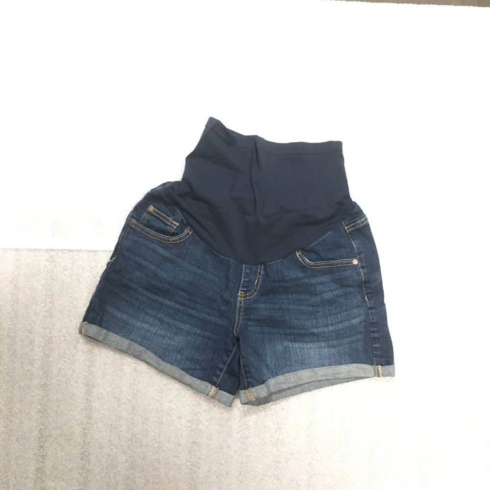 Indigo Blue Maternity Shorts